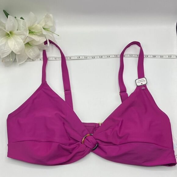 Swim Top & Mid Rise Split Skirt Bikini Bottom Swimsuit Bathing Suit Size 3X - Picture 5 of 16